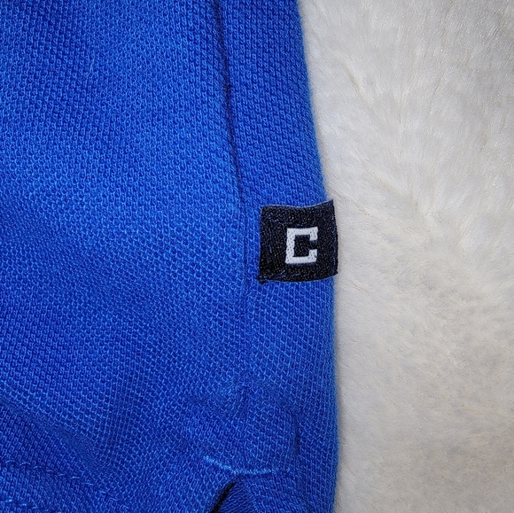 Chaps Blue and Green Pineapple Polo Shirt - Picture 4 of 10